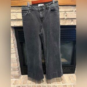 CAbi Lenox Charcoal Flare Jeans